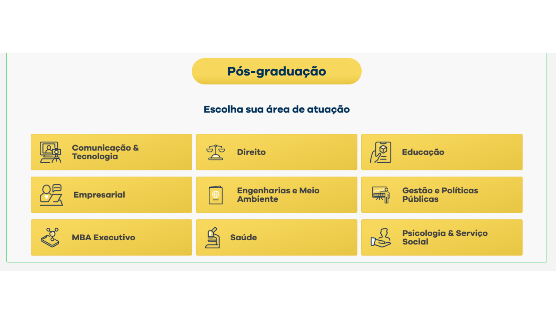 Projeto Educar - Pós Graduação