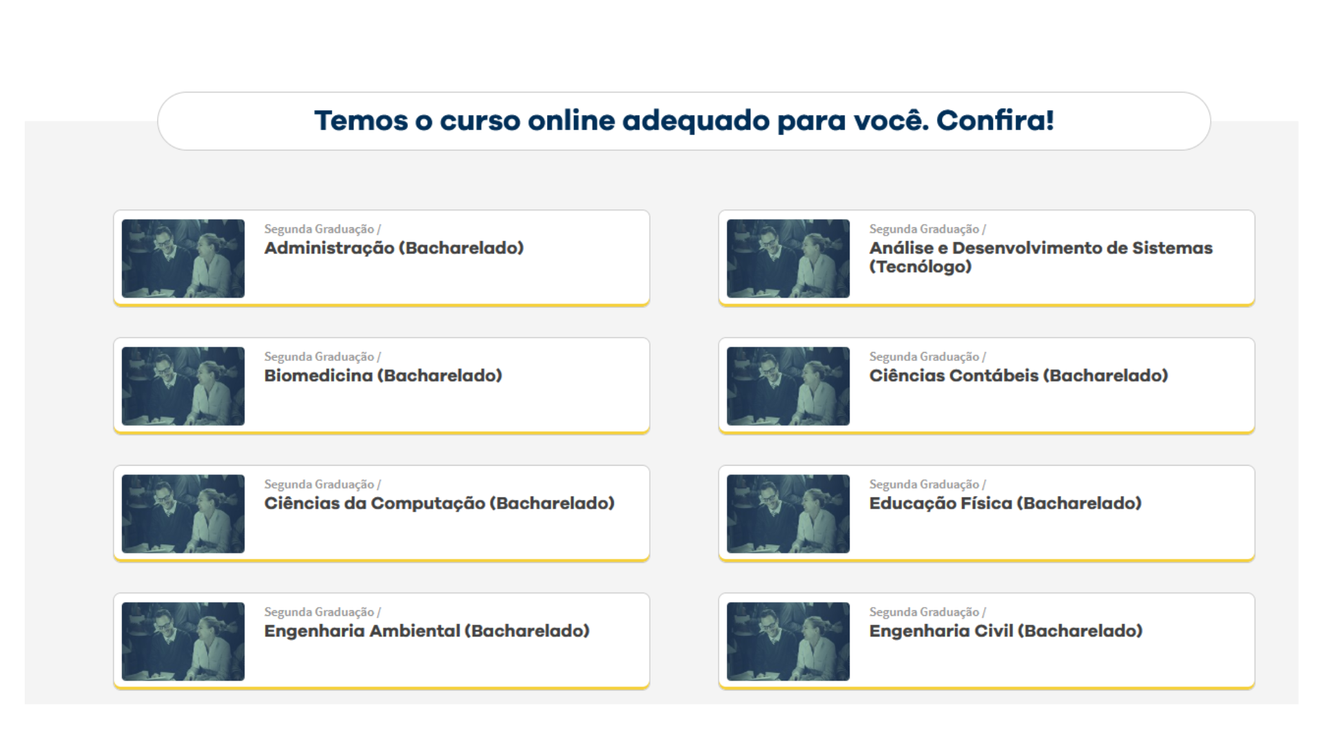 Programa de 2 graduação – Apresentação